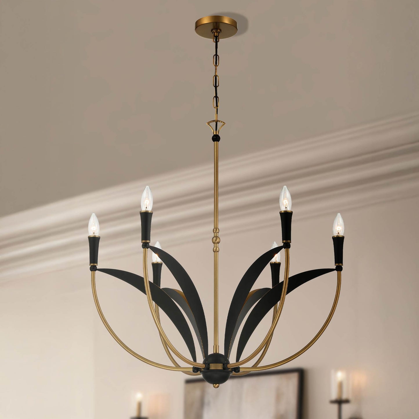 Miller Chandelier in Detail.