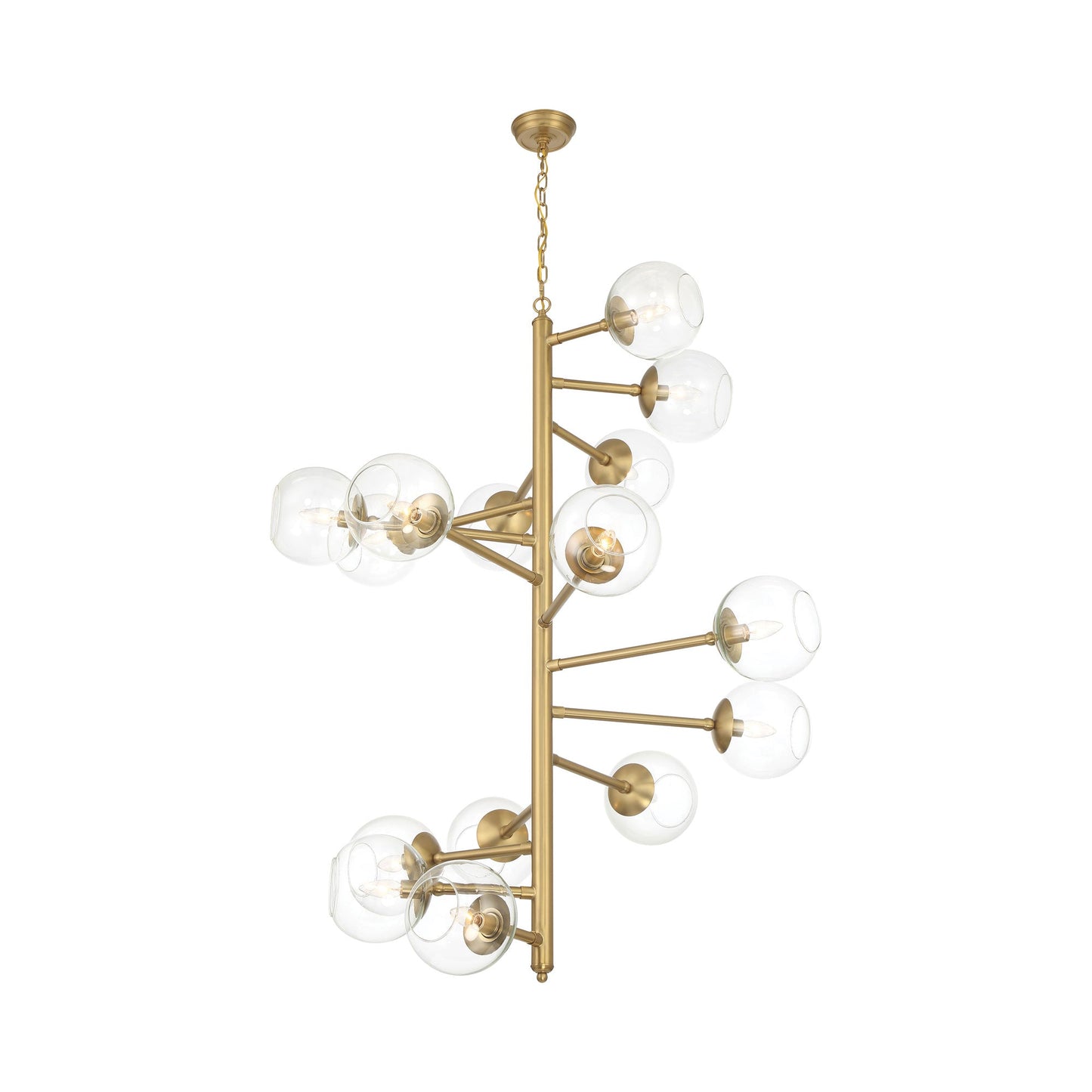 Millikan Pendant Light in Signature Brass.