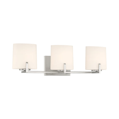Mirelle Bath Vanity Light in Brushed Nickel (3-Light).