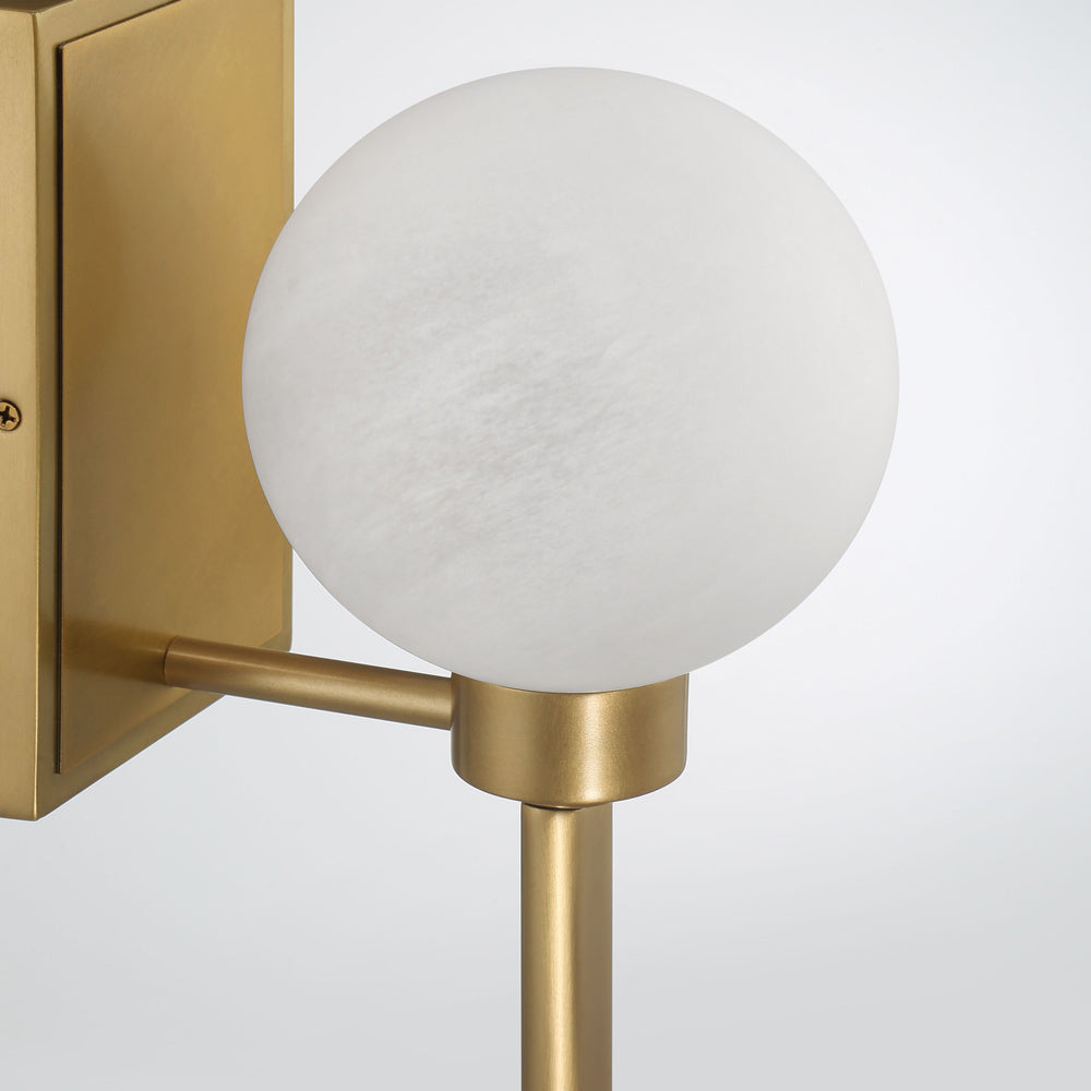 Mooncrest Bath Wall Light in Detail.