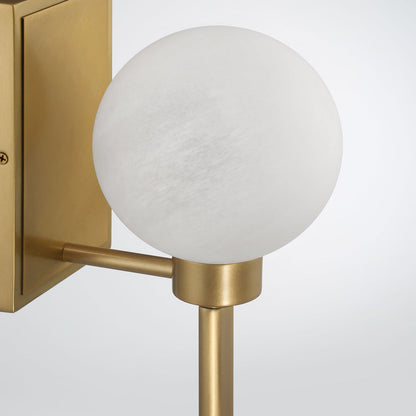 Mooncrest Bath Wall Light in Detail.