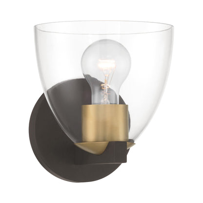 Noellea Bath Wall Light in Dark Bronze.