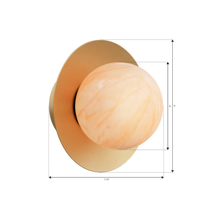 Olenne Bath Wall Light - line drawing.