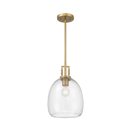 Orbis Pendant Light in Legacy Brass.