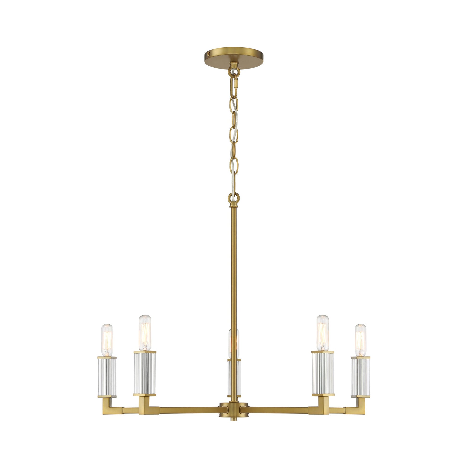 Oro District Chandelier in Detail.