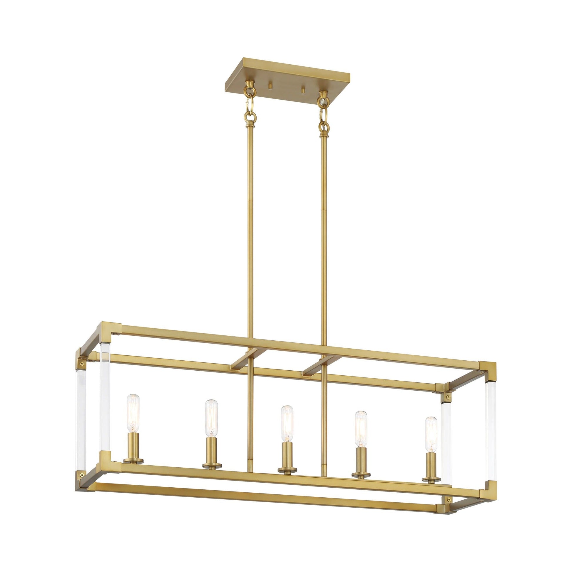 Oro District Linear Pendant Light.