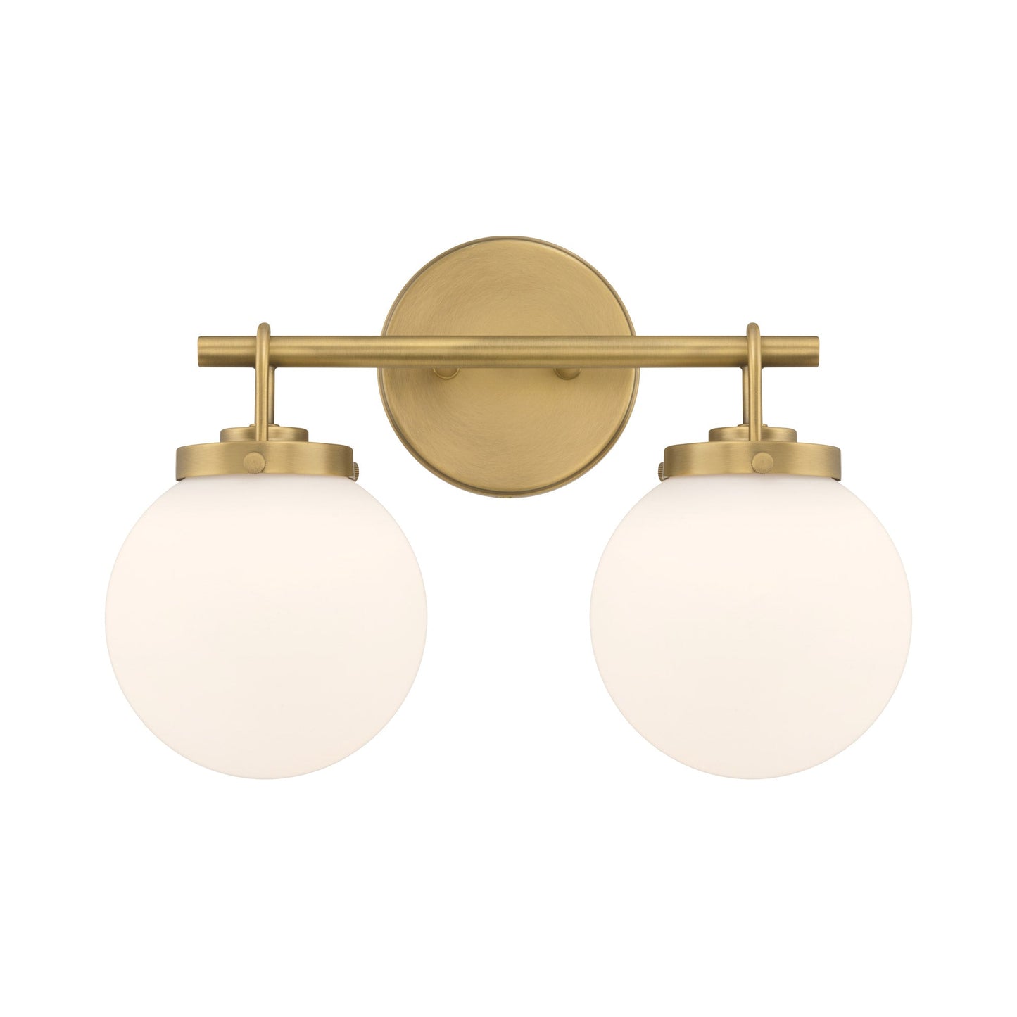 Ortesa Bath Vanity Light in Legacy Brass (2-Light).