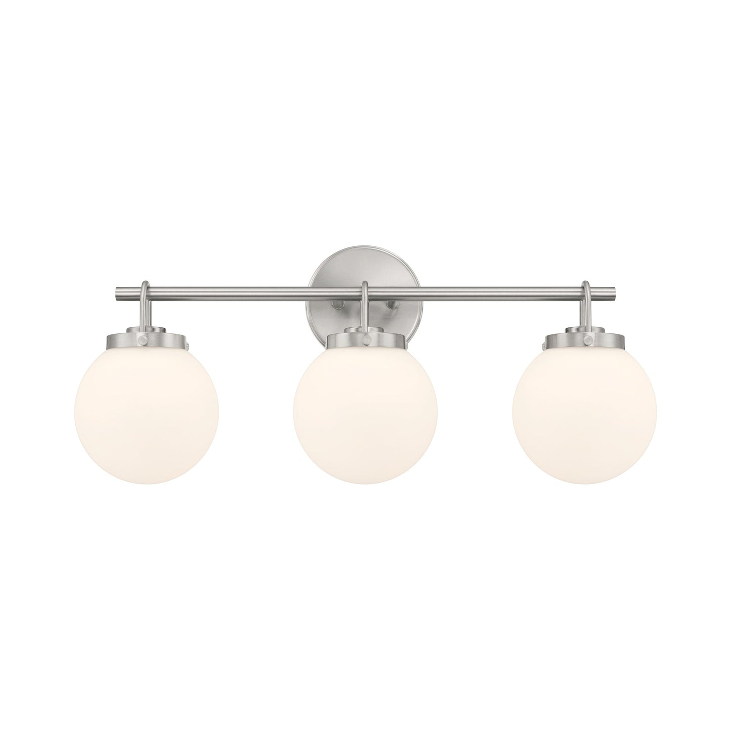 Ortesa Bath Vanity Light in Brushed Nickel (3-Light).