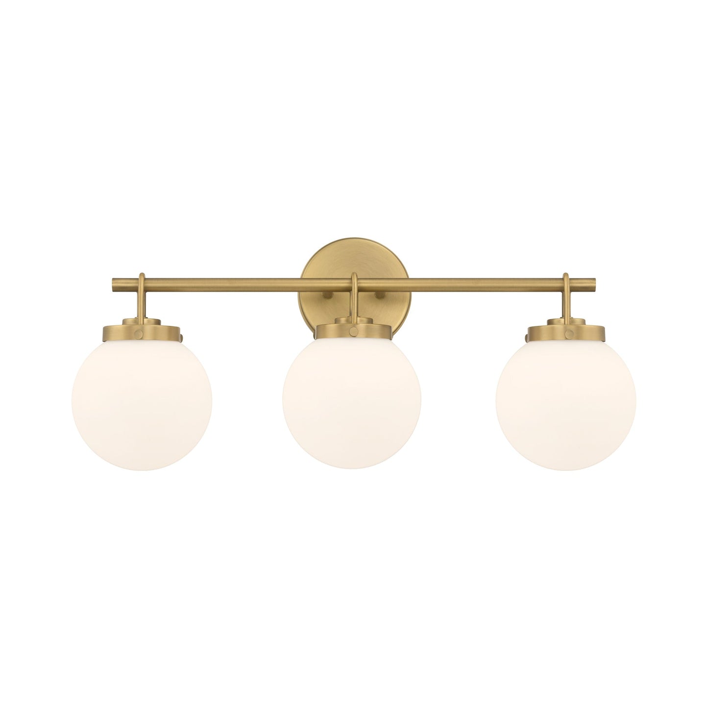 Ortesa Bath Vanity Light in Legacy Brass (3-Light).