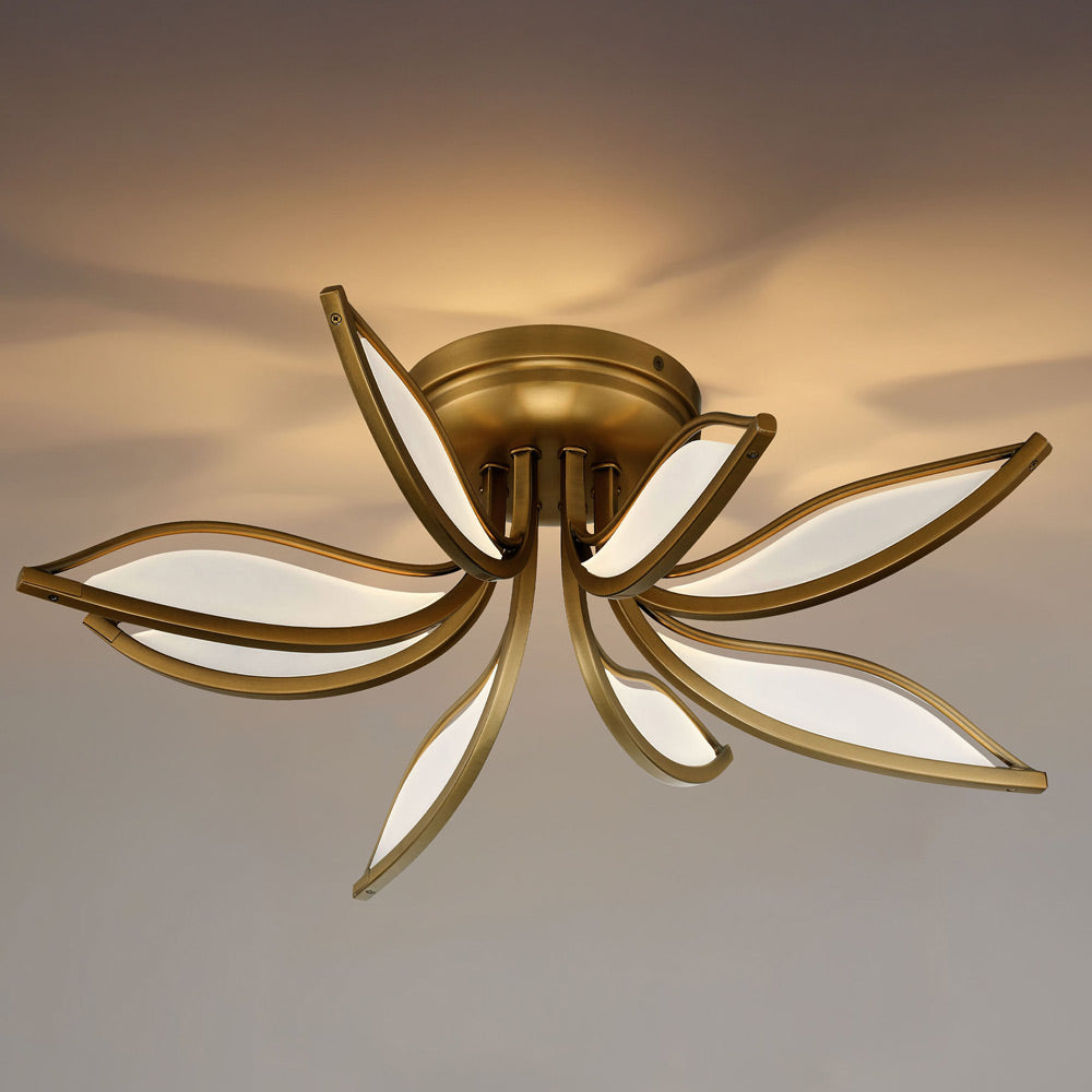 Papilio LED Flush Mount Ceiling Light in Detail.