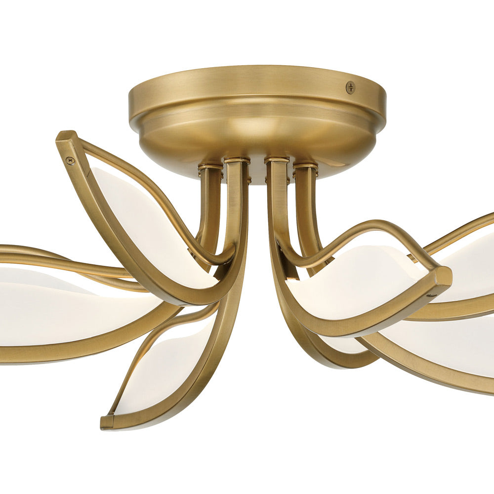 Papilio LED Flush Mount Ceiling Light in Detail.