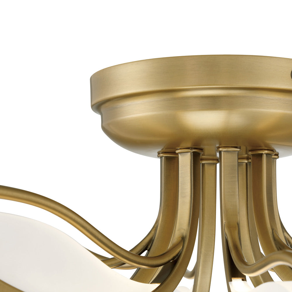 Papilio LED Flush Mount Ceiling Light in Detail.