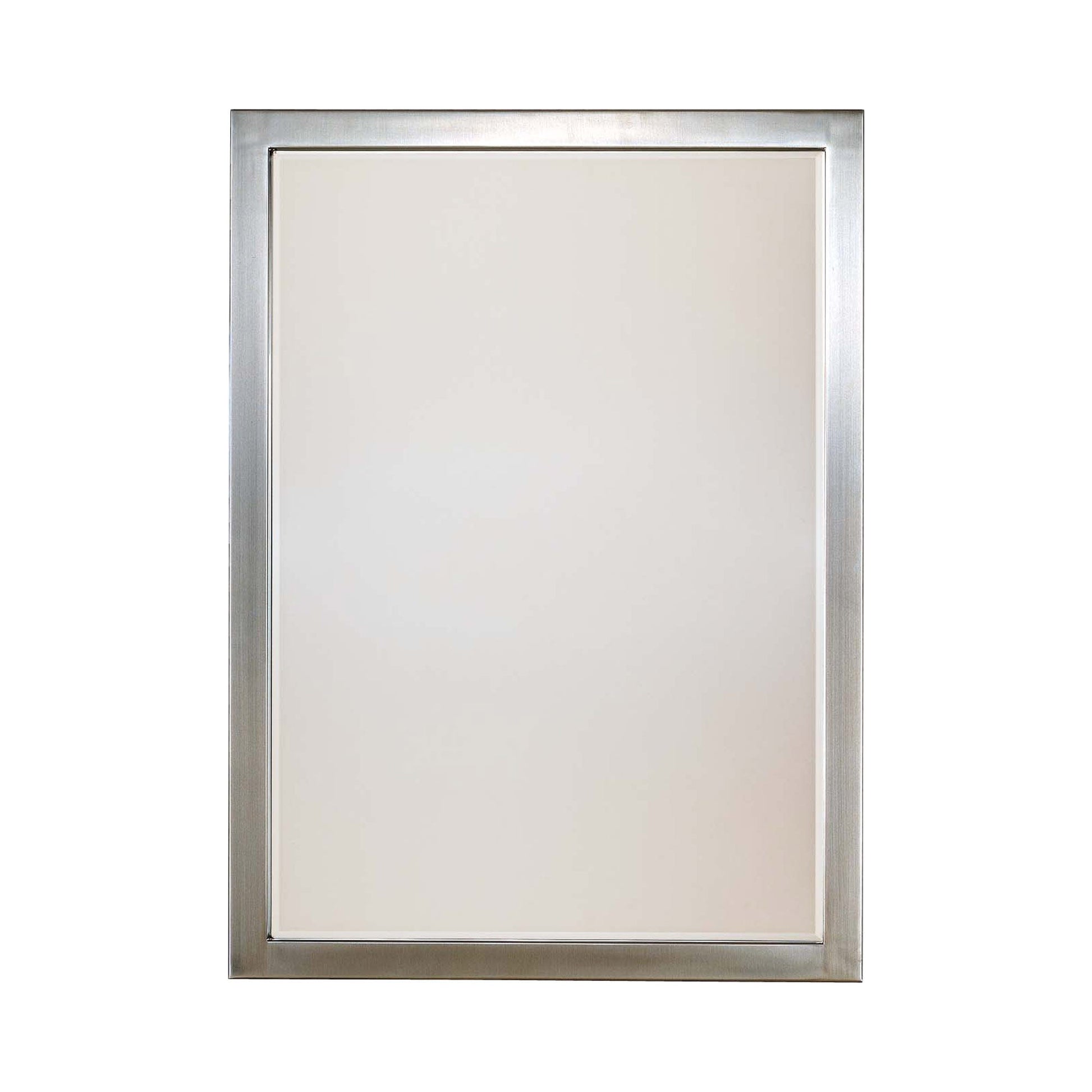 Paradox™ Wall Mirror in Brushed Nickel.
