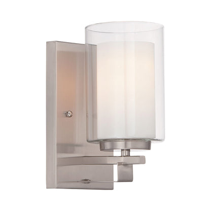 Parsons Studio Bath Wall Light in Brushed Nickel (1-Light).