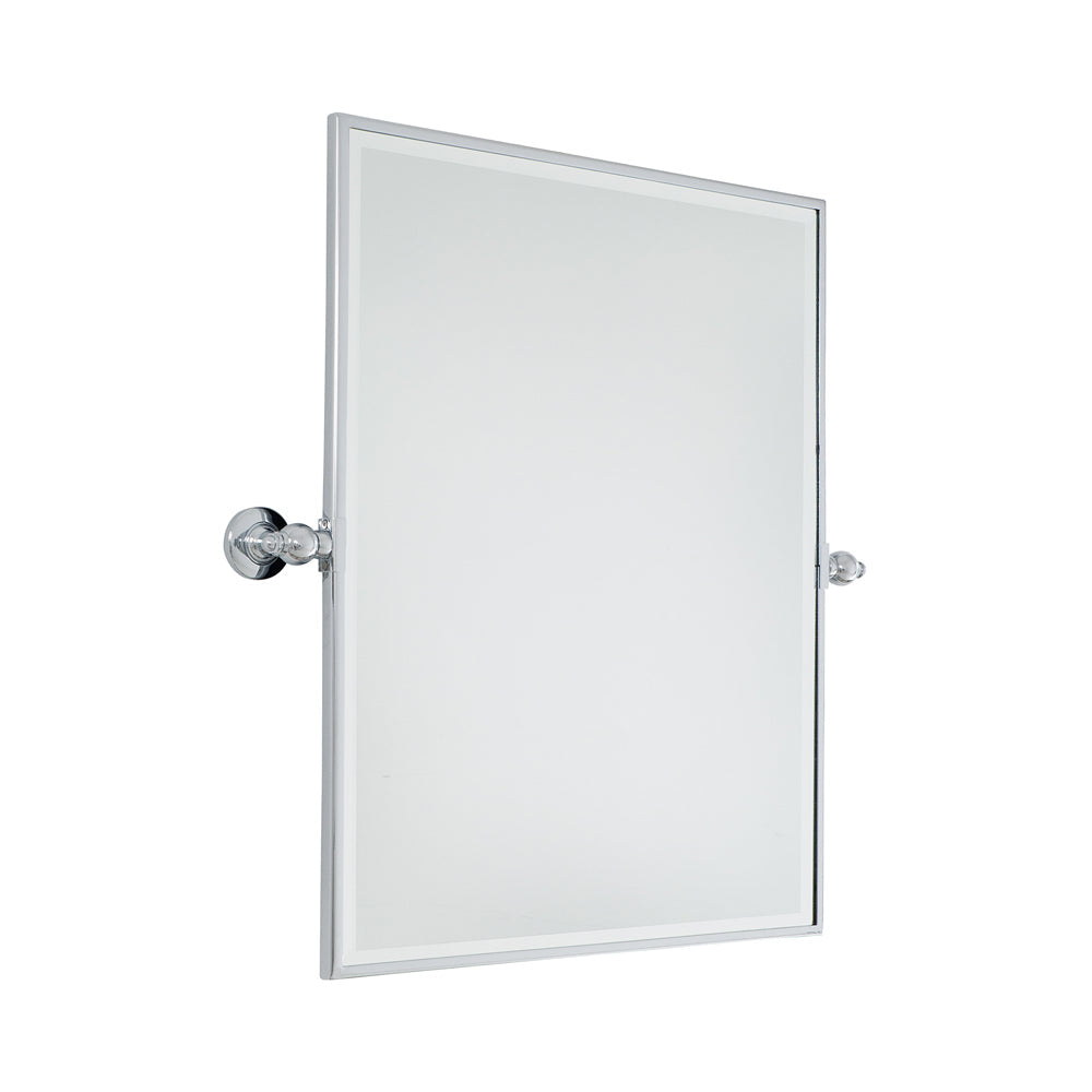Pivoting Mirrors Rectangle Wall Mirror in Detail.