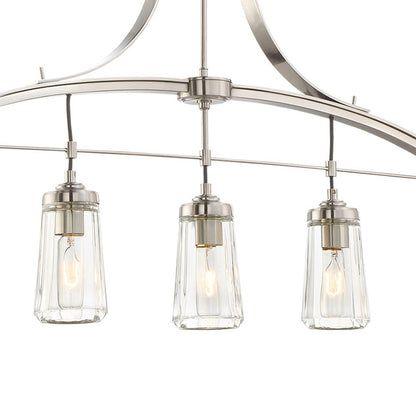 Poleis Linear Pendant Light in Detail.