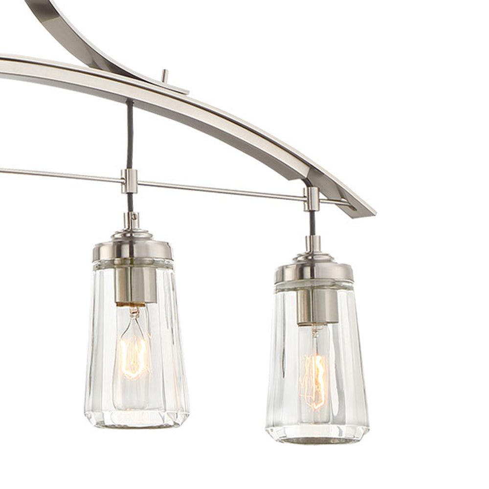 Poleis Linear Pendant Light in Detail.