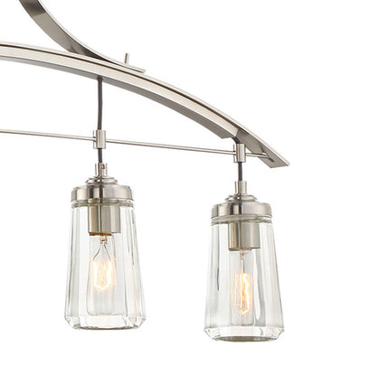 Poleis Linear Pendant Light in Detail.