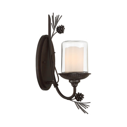 Ponderosa Ridge Outdoor Wall Light in Detail.