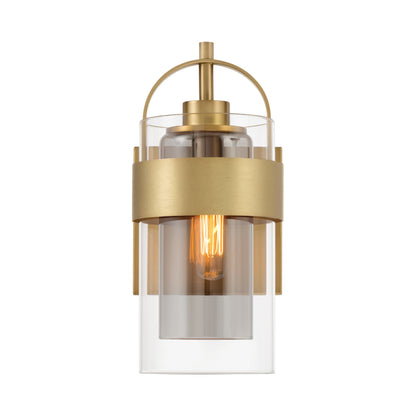 Ravik Bath Wall Light in Legacy Brass.