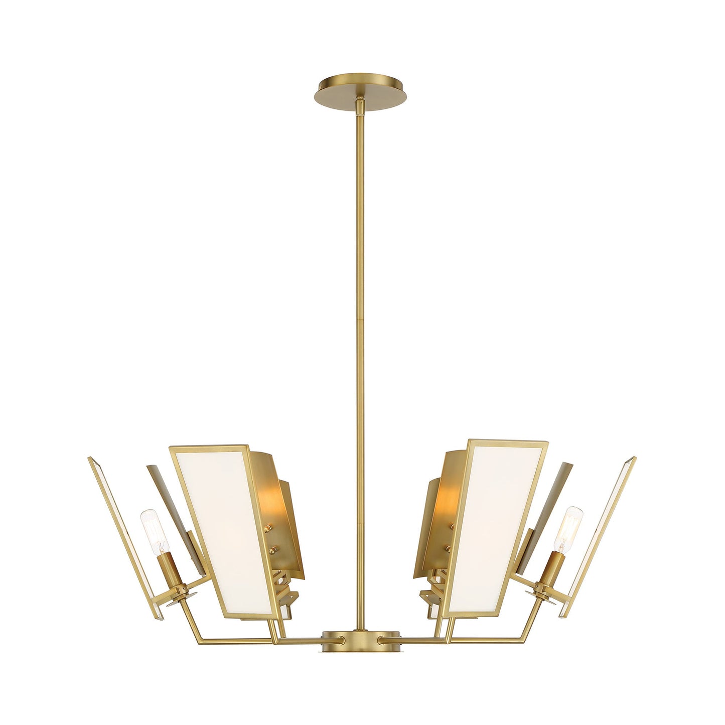 Ricochet Chandelier in Detail.