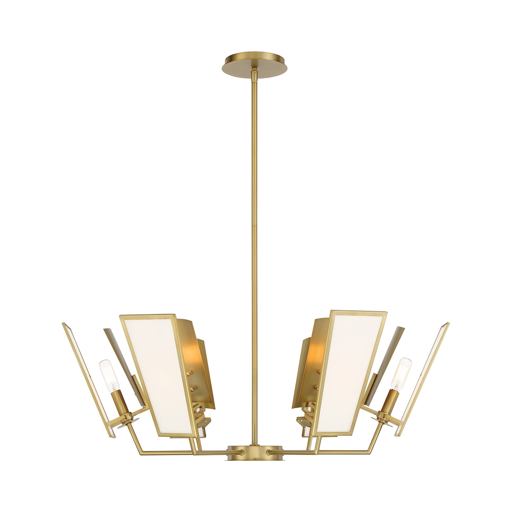 Ricochet Chandelier in Detail.