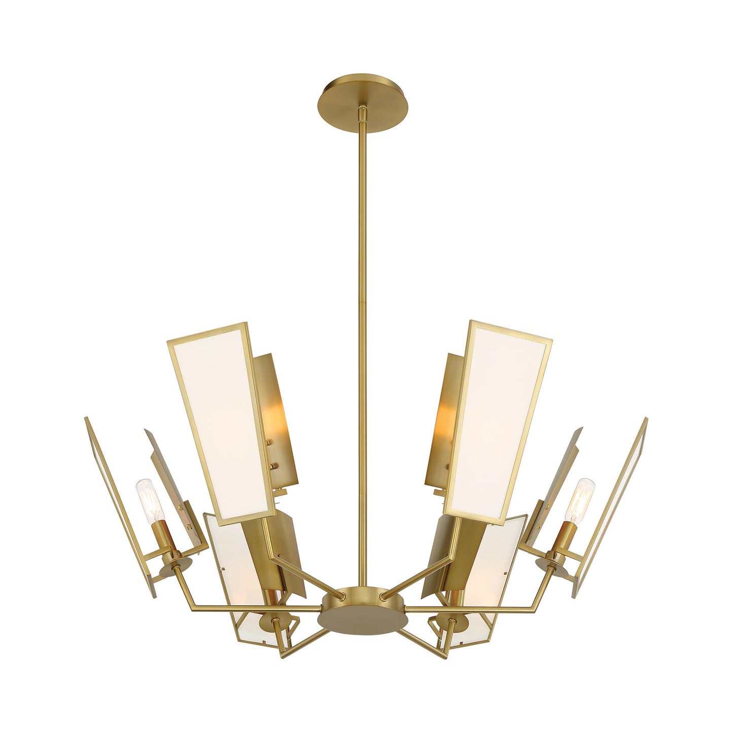 Ricochet Chandelier in Detail.