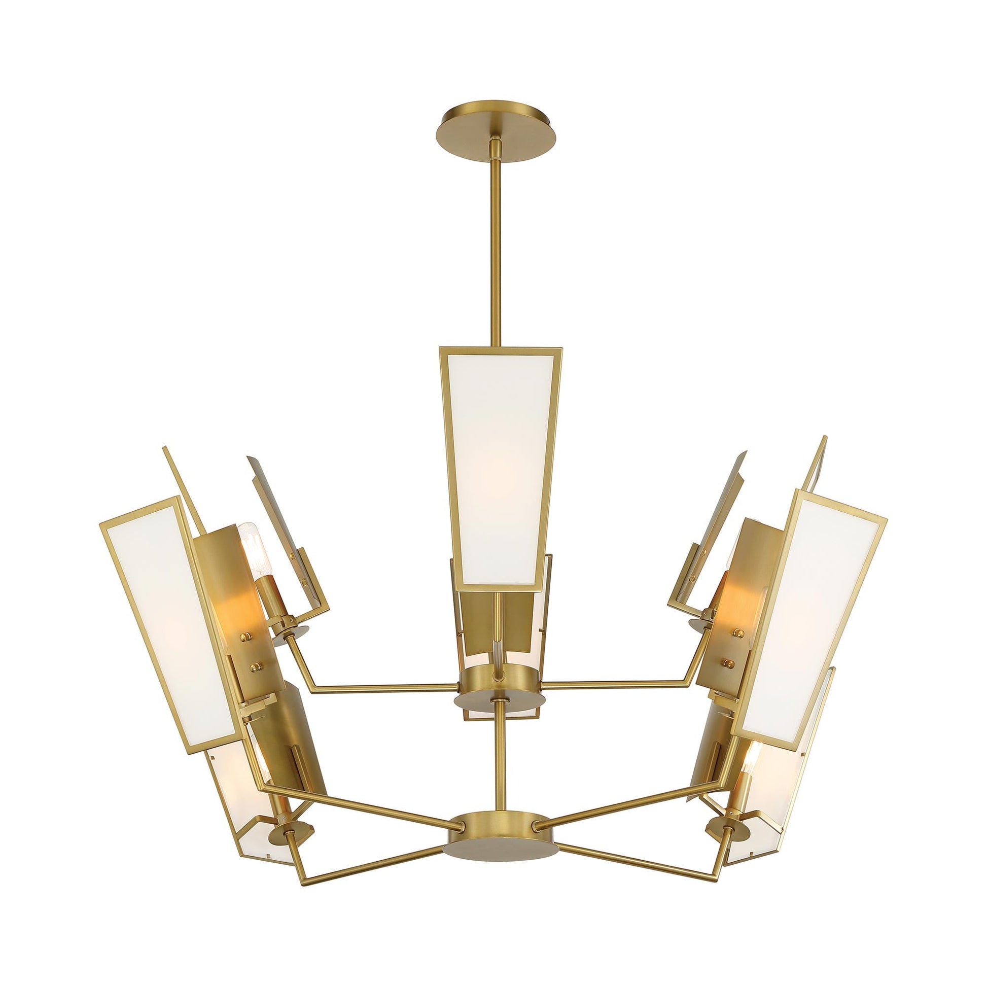 Ricochet Chandelier in Detail.