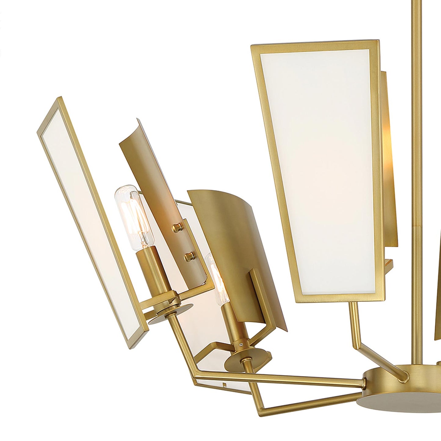 Ricochet Chandelier in Detail.