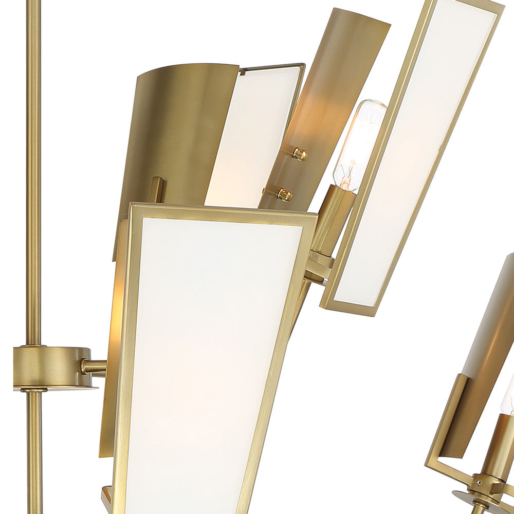 Ricochet Chandelier in Detail.