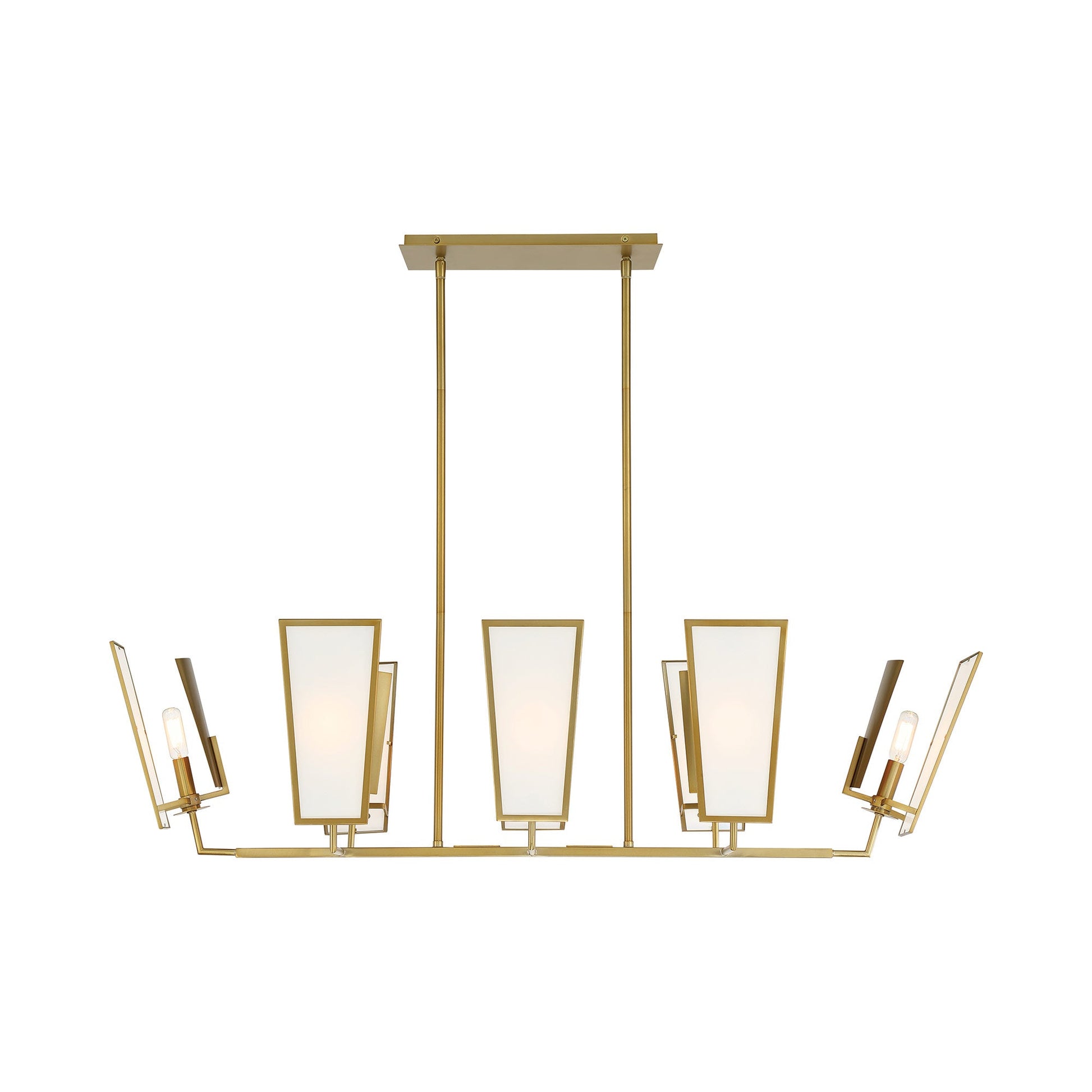 Ricochet Linear Pendant Light in Detail.