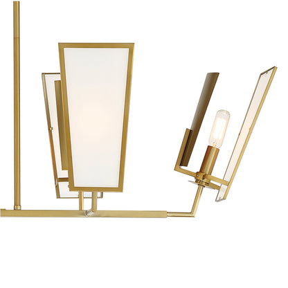 Ricochet Linear Pendant Light in Detail.