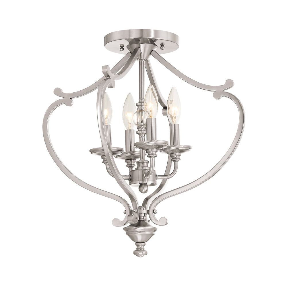 Savannah Row Convertible Semi Flush Mount Celling Light.