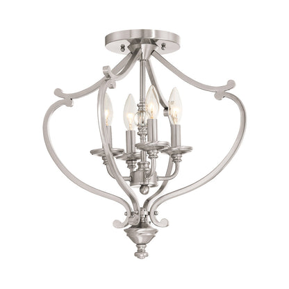 Savannah Row Convertible Semi Flush Mount Celling Light.