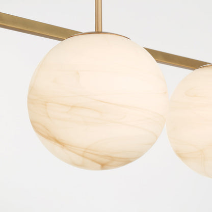 Shimmer Linear Pendant Light in Detail.
