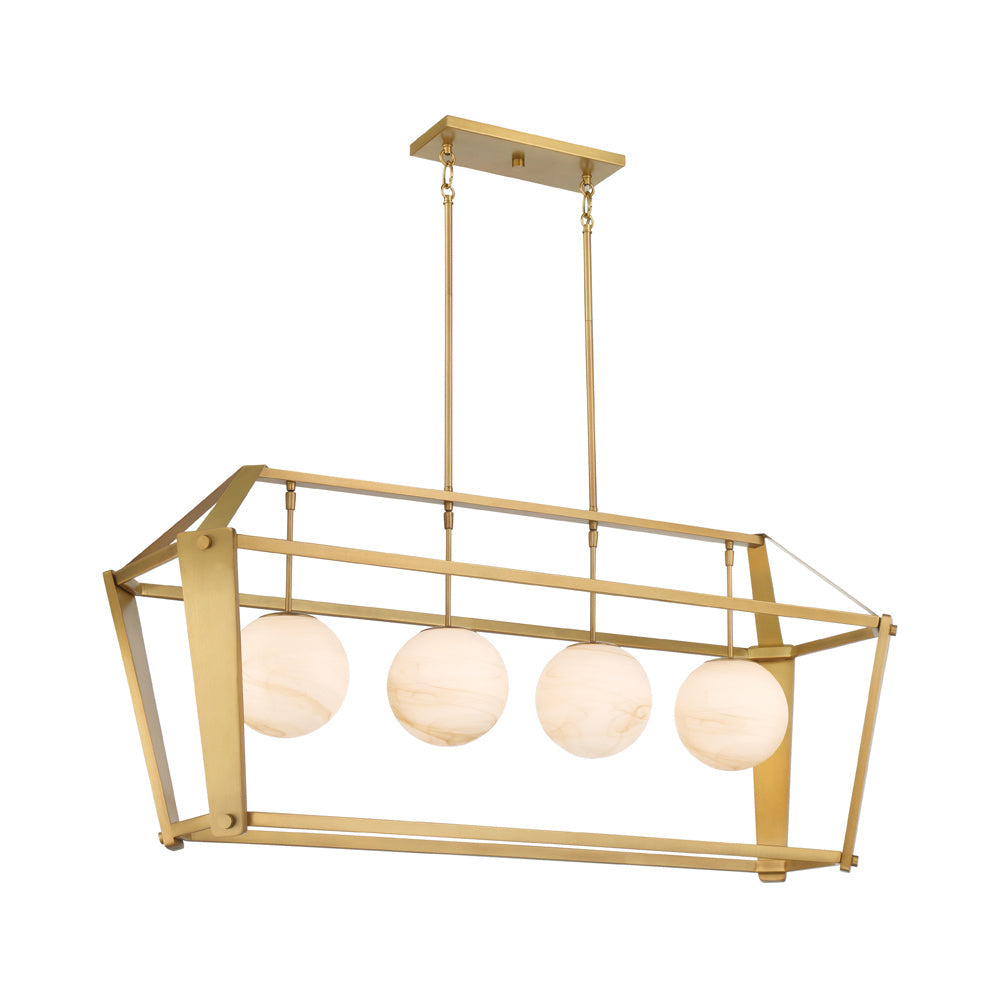 Shimmer Linear Pendant Light in Detail.