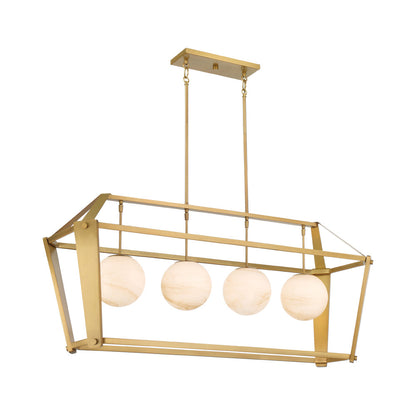 Shimmer Linear Pendant Light in Detail.