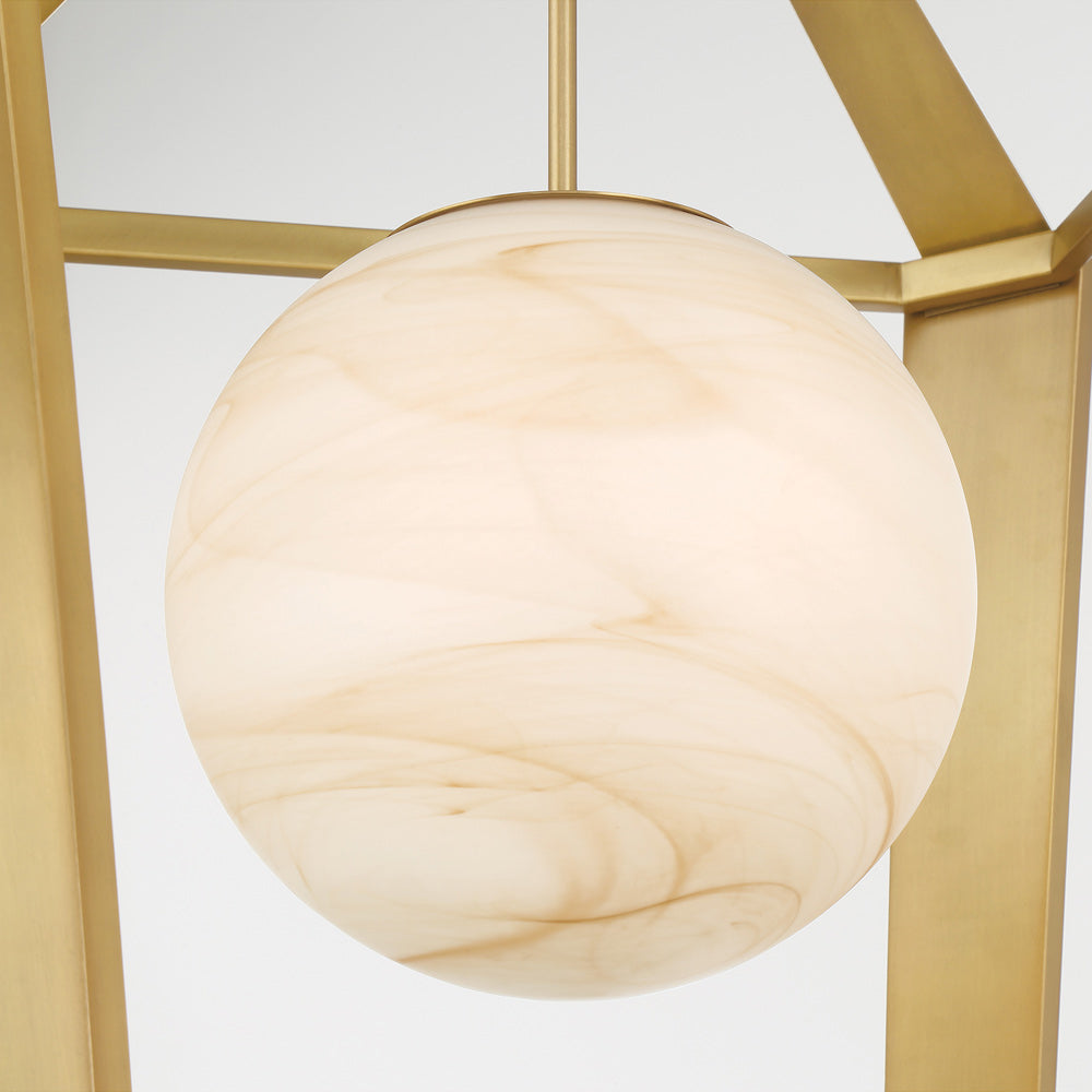 Shimmer Pendant Light in Detail.