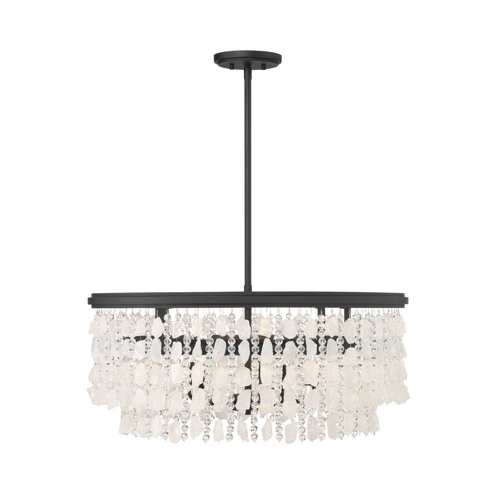 Shimmering Elegance Multi Light Pendant Light (5-Light).