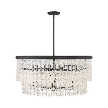 Shimmering Elegance Multi Light Pendant Light (9-Light).