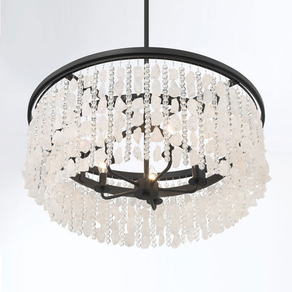 Shimmering Elegance Multi Light Pendant Light in Detail.