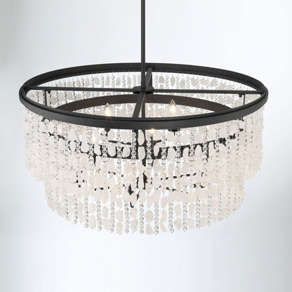 Shimmering Elegance Multi Light Pendant Light in Detail.