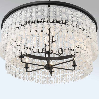 Shimmering Elegance Multi Light Pendant Light in Detail.
