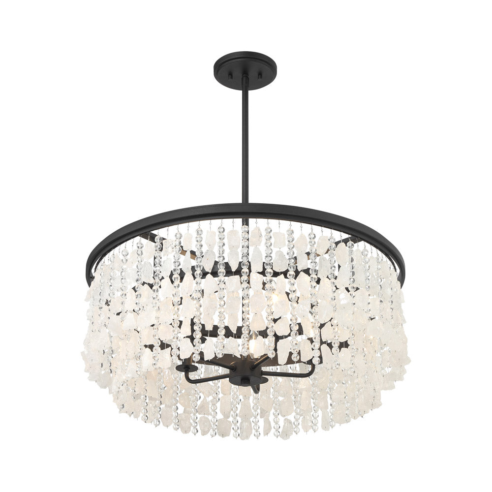 Shimmering Elegance Multi Light Pendant Light in Detail.