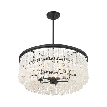 Shimmering Elegance Multi Light Pendant Light in Detail.