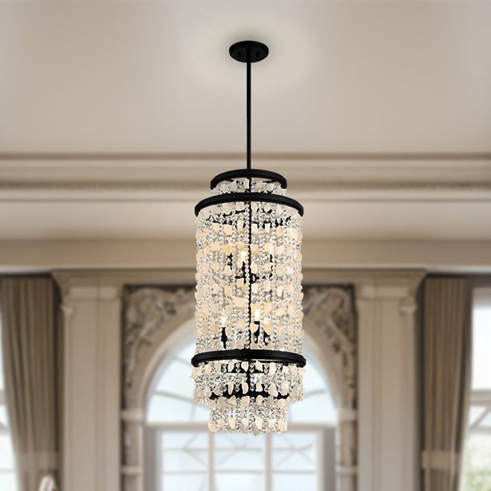 Shimmering Elegance Pendant Light in Detail.