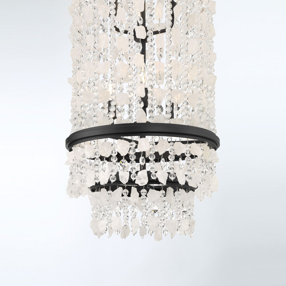Shimmering Elegance Pendant Light in Detail.