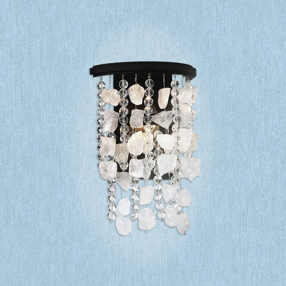 Shimmering Elegance Wall Light in Detail.