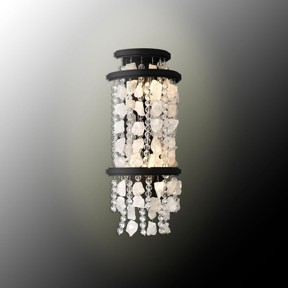Shimmering Elegance Wall Light in Detail.