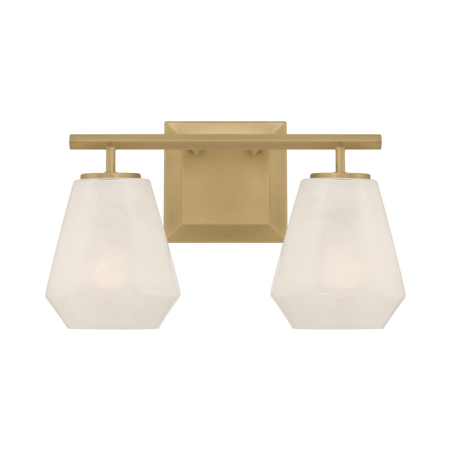 Siena Bath Vanity Light in Legacy Brass (2-Light).